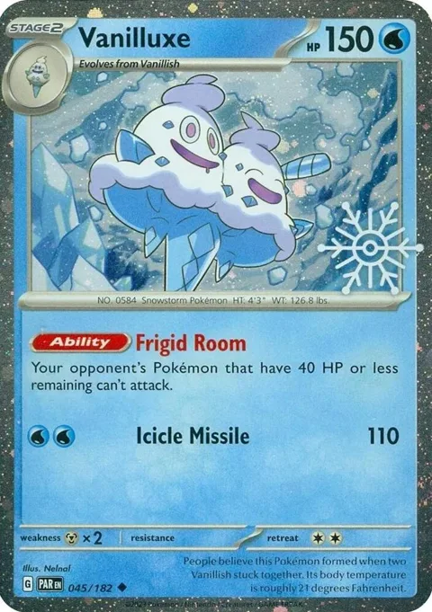 Vanilluxe Holiday Calendar #045/182 Holofoil Pokémon card from Miscellaneous Cards & Products