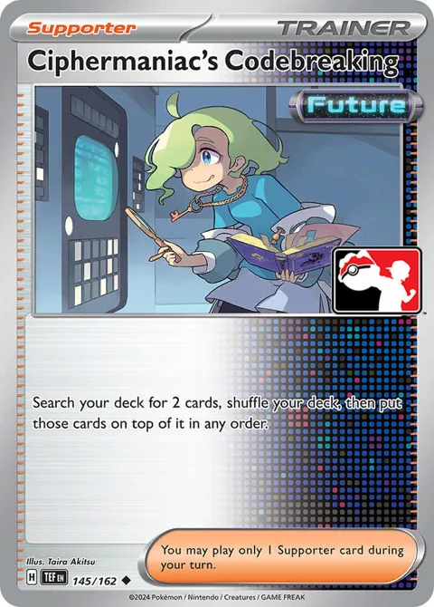 Ciphermaniac's Codebreaking #145/162 Pokémon card from Prize Pack Series Cards