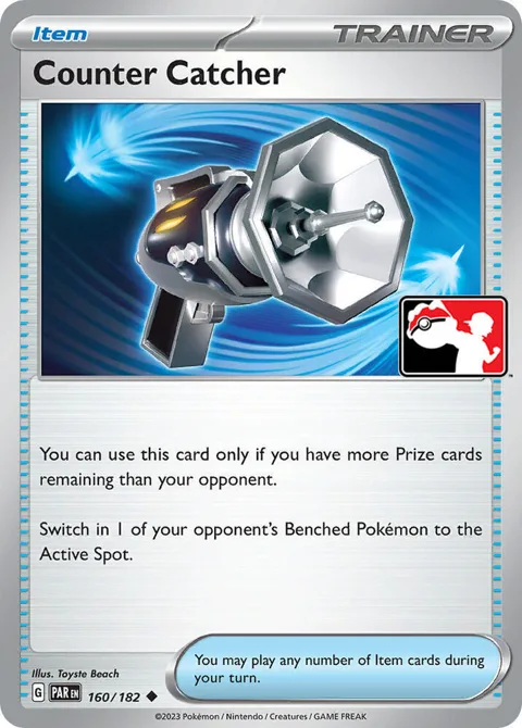 Counter Catcher #160/182 Pokémon card from Prize Pack Series Cards