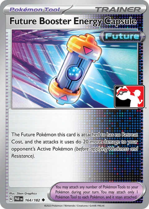 Future Booster Energy Capsule #164/182 Pokémon card from Prize Pack Series Cards