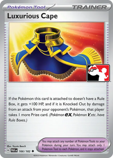 Luxurious Cape #166/182 Pokémon card from Prize Pack Series Cards