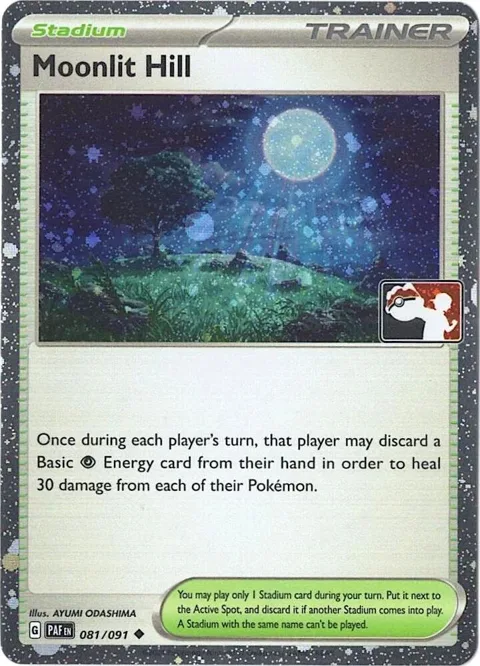 Moonlit Hill - 081/091 Cosmos Holo #081/091 Holofoil Pokémon card from Prize Pack Series Cards