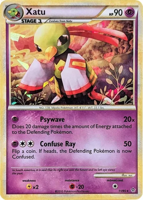 Xatu - 11/95 Cracked Ice Holo #11/95 Holofoil Pokémon card from Blister Exclusives