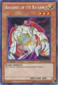 Banisher of the Radiance LCGX-EN225 1st Edition Yu-Gi-Oh card from Legendary Collection 2