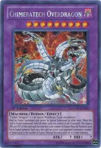 Chimeratech Overdragon LCGX-EN183 1st Edition Yu-Gi-Oh card from Legendary Collection 2