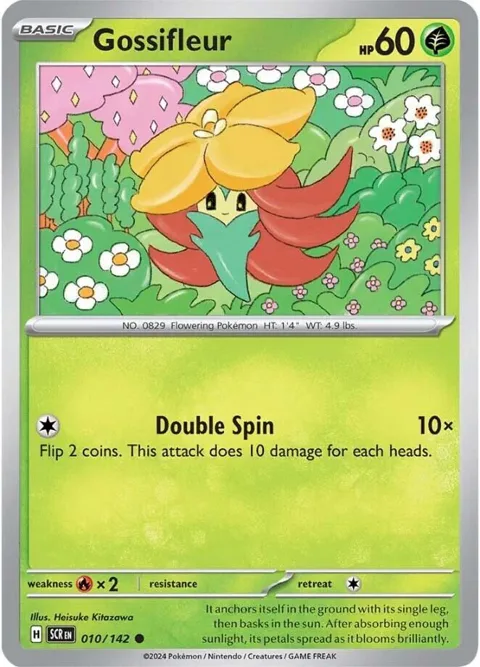 Gossifleur #010/142 Pokémon card from Stellar Crown