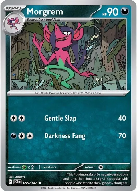Morgrem #095/142 Pokémon card from Stellar Crown