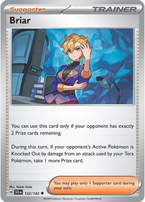 Briar #132/142 Pokémon card from Stellar Crown