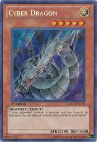 Cyber Dragon Alt Art LCGX-EN176 1st Edition Yu-Gi-Oh card from Legendary Collection 2