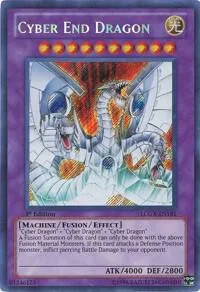 Cyber End Dragon LCGX-EN181 Unlimited Yu-Gi-Oh card from Legendary Collection 2