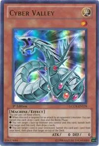 Cyber Valley LCGX-EN179 Unlimited Yu-Gi-Oh card from Legendary Collection 2