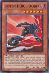 Destiny HERO - Dasher LCGX-EN131 Yu-Gi-Oh card from Legendary Collection 2