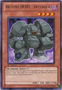 Destiny HERO - Defender LCGX-EN127 Unlimited Yu-Gi-Oh card from Legendary Collection 2