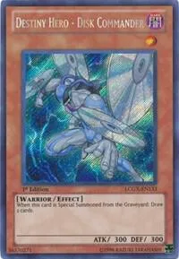 Destiny HERO - Disk Commander LCGX-EN133 1st Edition Yu-Gi-Oh card from Legendary Collection 2