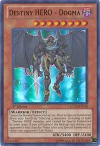 Destiny HERO - Dogma LCGX-EN128 Unlimited Yu-Gi-Oh card from Legendary Collection 2