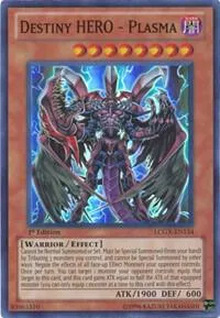 Destiny HERO - Plasma LCGX-EN134 1st Edition Yu-Gi-Oh card from Legendary Collection 2