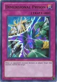 Dimensional Prison LCGX-EN220 1st Edition Yu-Gi-Oh card from Legendary Collection 2