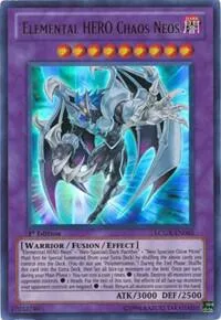 Elemental HERO Chaos Neos LCGX-EN065 Unlimited Yu-Gi-Oh card from Legendary Collection 2