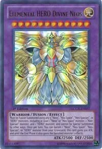 Elemental HERO Divine Neos LCGX-EN077 1st Edition Yu-Gi-Oh card from Legendary Collection 2