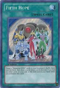 Fifth Hope LCGX-EN098 1st Edition Yu-Gi-Oh card from Legendary Collection 2