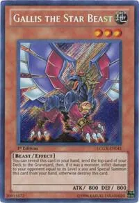 Gallis the Star Beast LCGX-EN041 Unlimited Yu-Gi-Oh card from Legendary Collection 2