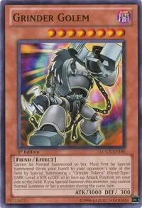 Grinder Golem LCGX-EN196 Unlimited Yu-Gi-Oh card from Legendary Collection 2