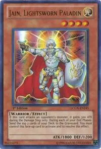 Jain, Lightsworn Paladin LCGX-EN245 1st Edition Yu-Gi-Oh card from Legendary Collection 2