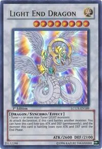 Light End Dragon LCGX-EN189 Unlimited Yu-Gi-Oh card from Legendary Collection 2
