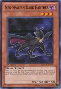 Neo-Spacian Dark Panther LCGX-EN019 Yu-Gi-Oh card from Legendary Collection 2