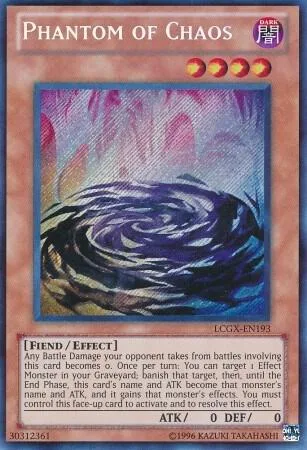 Phantom of Chaos LCGX-EN193 1st Edition Yu-Gi-Oh card from Legendary Collection 2
