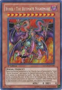 Yubel - The Ultimate Nightmare LCGX-EN199 1st Edition Yu-Gi-Oh card from Legendary Collection 2