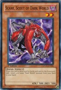 Scarr, Scout of Dark World SDGU-EN006 Yu-Gi-Oh card from Structure Deck: Gates of the Underworld