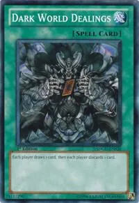 Dark World Dealings SDGU-EN026 Yu-Gi-Oh card from Structure Deck: Gates of the Underworld