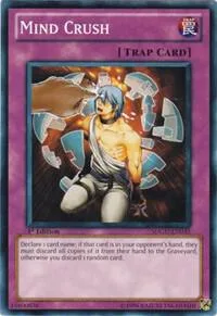 Mind Crush SDGU-EN035 Yu-Gi-Oh card from Structure Deck: Gates of the Underworld