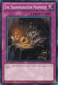 The Transmigration Prophecy SDGU-EN037 Yu-Gi-Oh card from Structure Deck: Gates of the Underworld