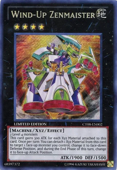 Wind-Up Zenmaister CT08-EN002 Yu-Gi-Oh card from 2011 Collectors Tins