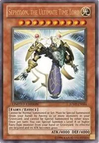 Sephylon, the Ultimate Time Lord JUMP-EN054 Yu-Gi-Oh card from Shonen Jump Magazine Promos