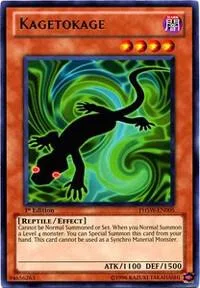 Kagetokage PHSW-EN005 1st Edition Yu-Gi-Oh card from Photon Shockwave