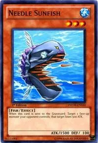 Needle Sunfish PHSW-EN010 Yu-Gi-Oh card from Photon Shockwave