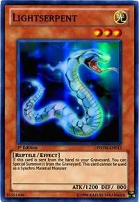 Lightserpent PHSW-EN013 1st Edition Yu-Gi-Oh card from Photon Shockwave