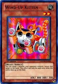 Wind-Up Kitten PHSW-EN026 Yu-Gi-Oh card from Photon Shockwave