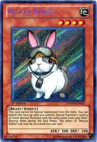 Rescue Rabbit PHSW-EN037 1st Edition Yu-Gi-Oh card from Photon Shockwave