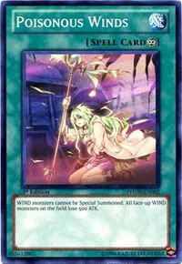 Poisonous Winds PHSW-EN062 1st Edition Yu-Gi-Oh card from Photon Shockwave