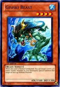 Gishki Beast PHSW-EN095 1st Edition Yu-Gi-Oh card from Photon Shockwave