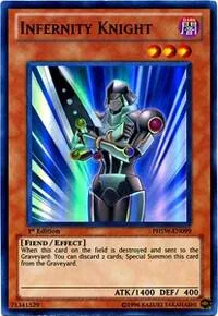 Infernity Knight PHSW-EN099 Unlimited Yu-Gi-Oh card from Photon Shockwave
