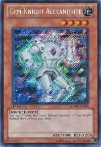 Gem-Knight Alexandrite HA05-EN004 1st Edition Yu-Gi-Oh card from Hidden Arsenal 5: Steelswarm Invasion