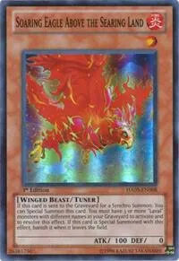 Soaring Eagle Above the Searing Land HA05-EN008 1st Edition Yu-Gi-Oh card from Hidden Arsenal 5: Steelswarm Invasion