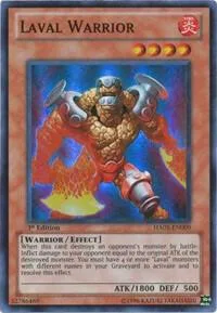 Laval Warrior HA05-EN009 Yu-Gi-Oh card from Hidden Arsenal 5: Steelswarm Invasion