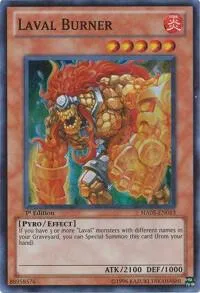 Laval Burner HA05-EN013 Yu-Gi-Oh card from Hidden Arsenal 5: Steelswarm Invasion
