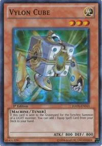 Vylon Cube HA05-EN015 Unlimited Yu-Gi-Oh card from Hidden Arsenal 5: Steelswarm Invasion